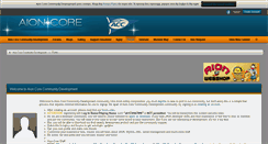 Desktop Screenshot of aion-core.net